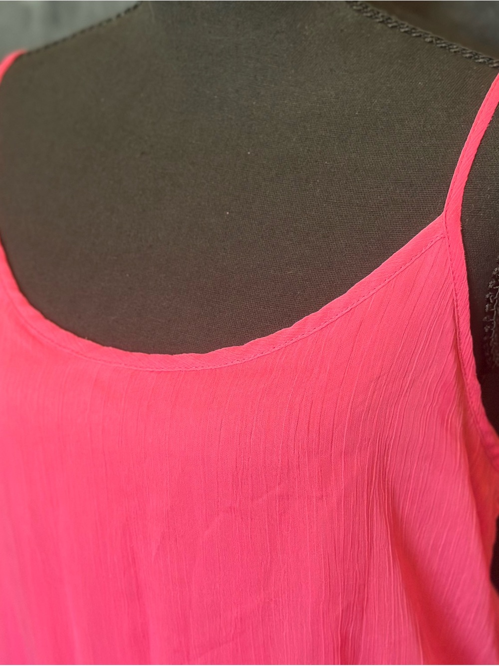 No Boundaries Bright Pink Spaghetti Strap Cami
